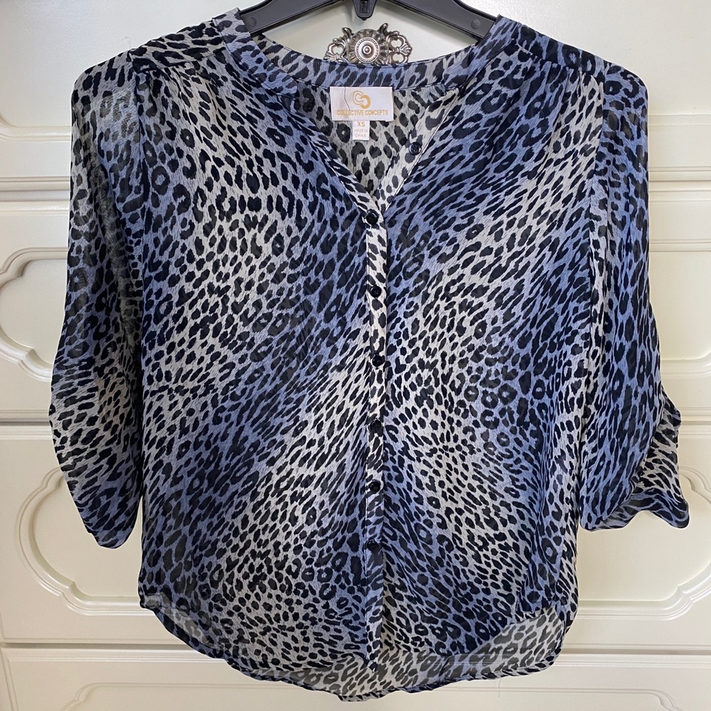 Leopard blouse